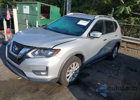 2017 Nissan Rogue Sv из США, поврежденный, VIN JN8AT2MT9HW146647